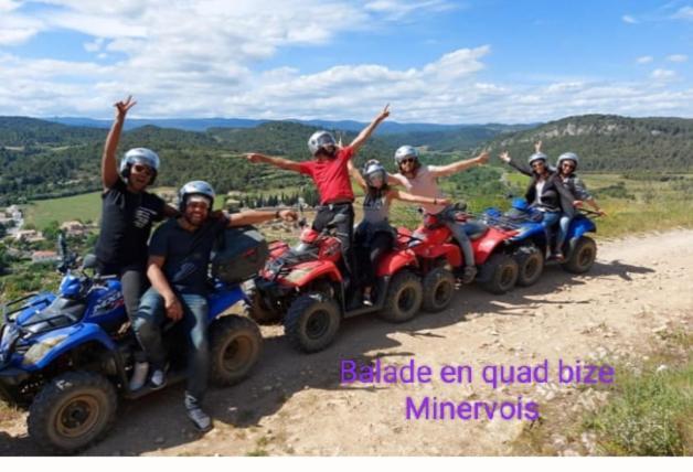 La Villa Du Menhir Gite Bize-Minervois Bagian luar foto